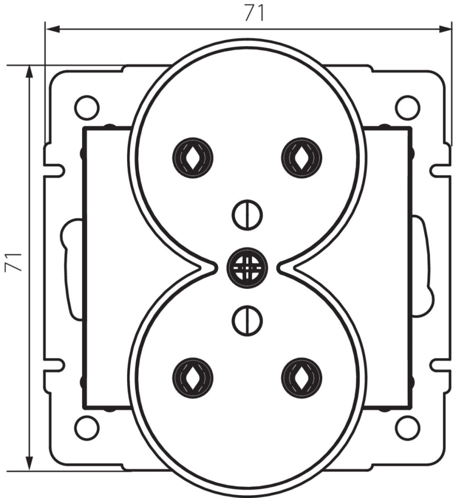 2x16A - Bianco - Sicurezza e praticità