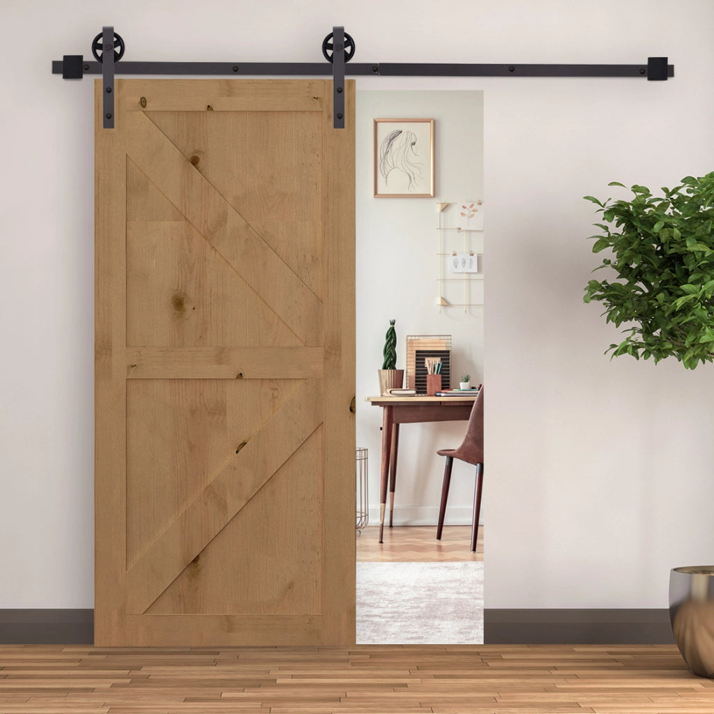 Guida per Porta Scorrevole ¨C Minimal ¨C Legno Acciaio 183 cm