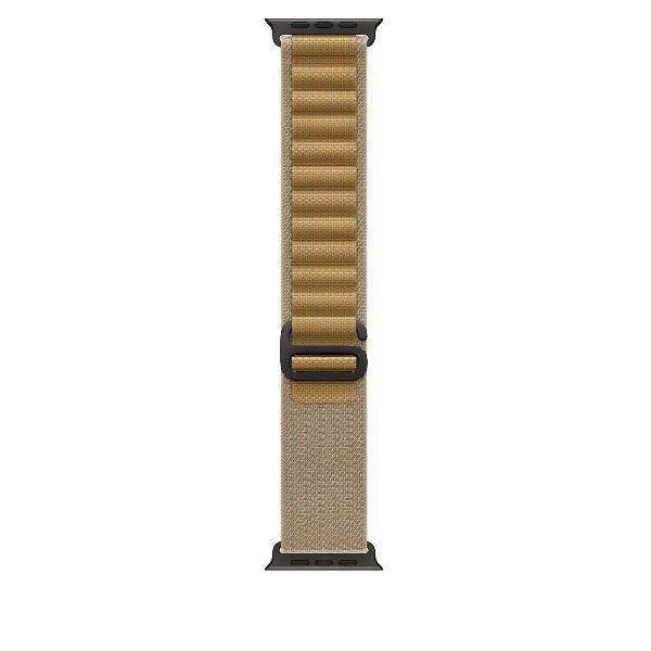 49mm tan alpine loop - medium - black titanium finish - MYQ13ZM/A
