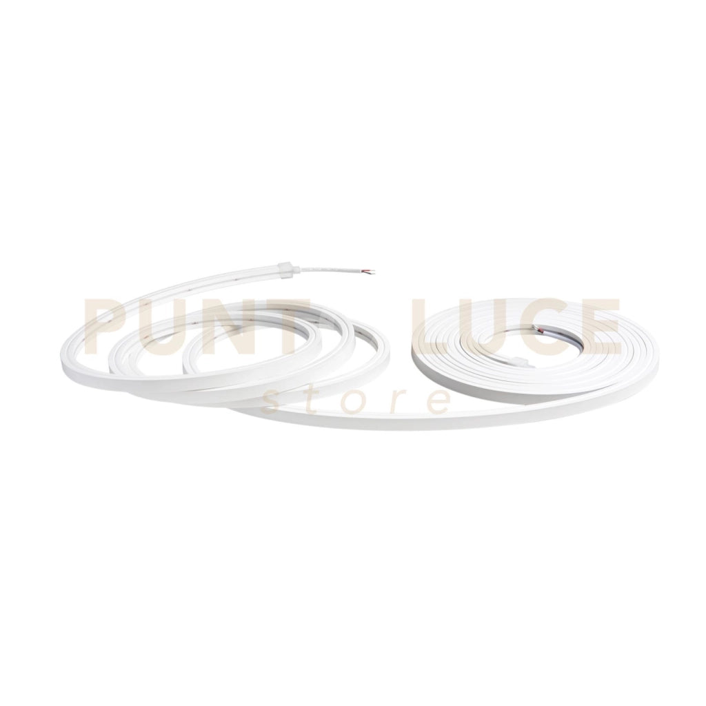FLEX24V-10X10-12M NEON STRIP FLEX 2 STAFFE INCLUSE E M 24V 12W E M 100LM E M 4000K IP65 CRI>90 10X10MM