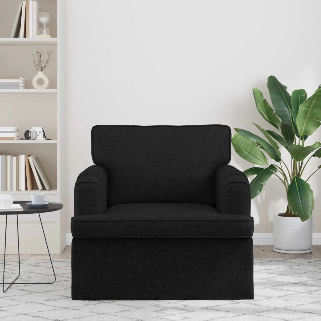 Divano Nero 84 x 80 x 85 cm Tessuto 42024478