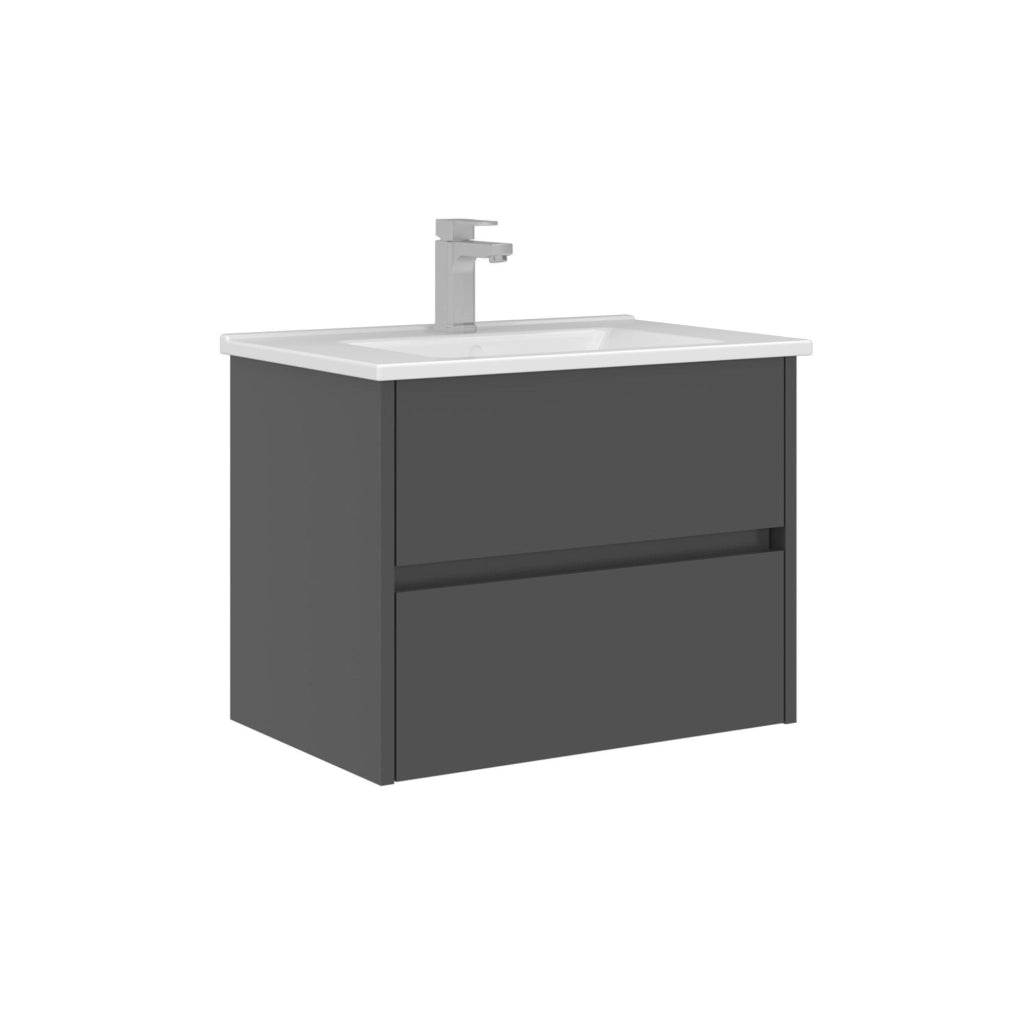 Mobile lavabo "Arno 65" - 65 x 45 x 52 cm - Antracite