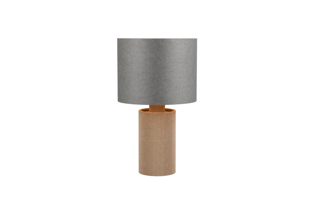 Lampada tavolo CANIO Trio Ø16 grigio/marrone E14 40W