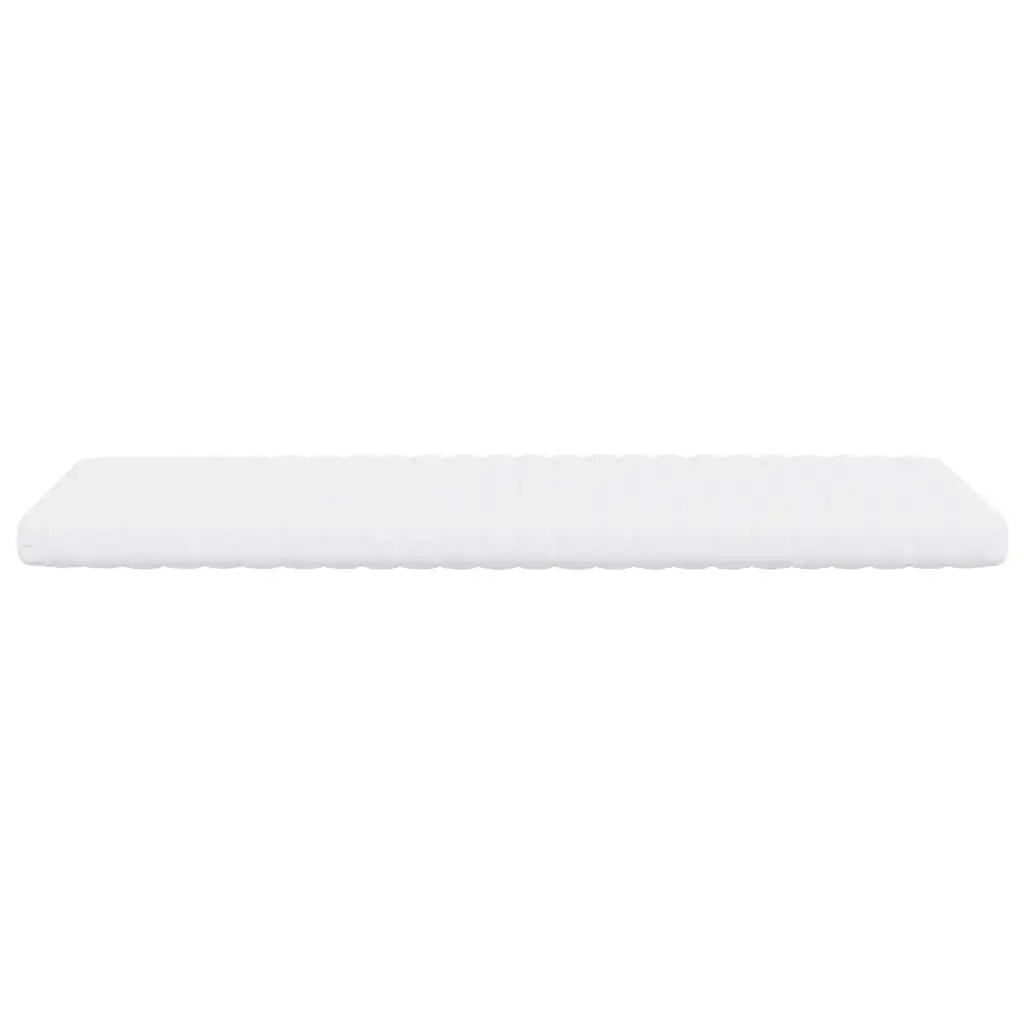 Materasso in Schiuma Bianco 90x210 cm 7 Zone Durezza 20 ILD 4016647
