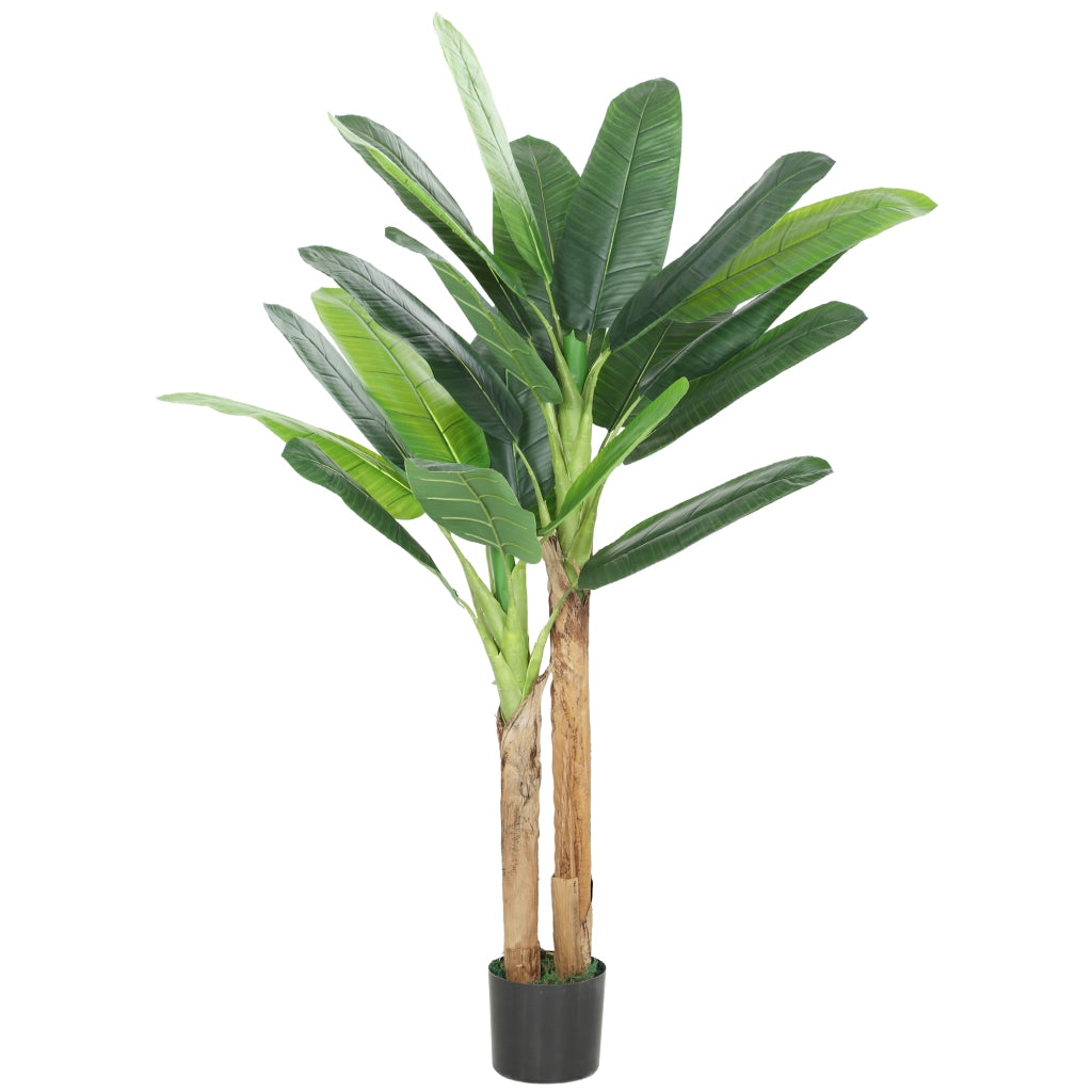 Albero di Banano Artificiale con Vaso ¨C Minimal ¨C Verde 150 cm