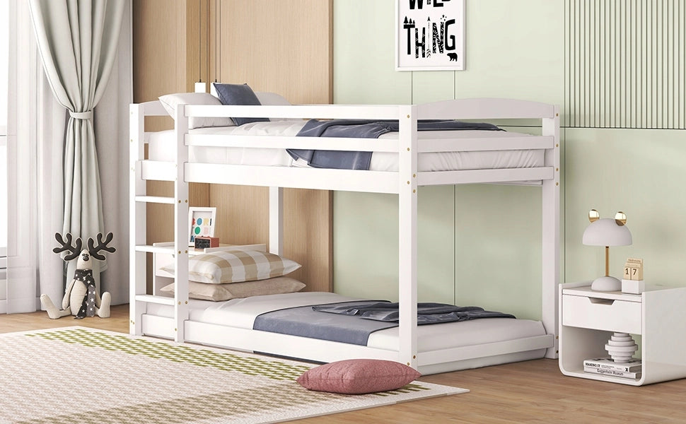 Letto a castello per bambini - Xylo - 90x200 - Bianco