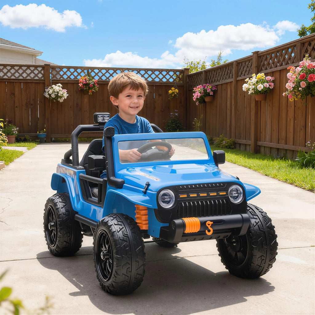 Auto Elettrica Bambini ¨C Minimal ¨C Blu, 12V, Telecomando, 3-8 Anni