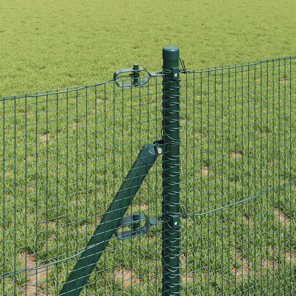 Palo della recinzione | Pannello per recinzione Acciaio e PVC Verde