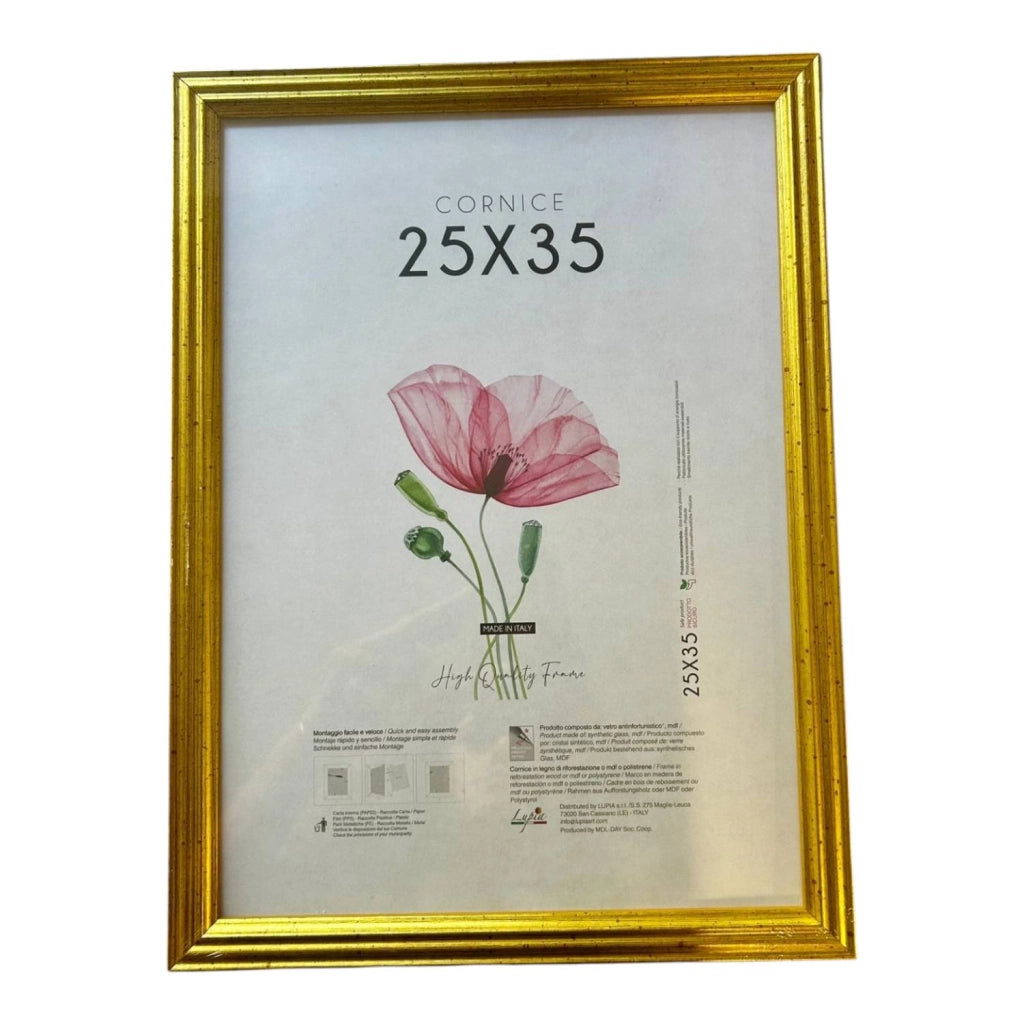 CORNICE LEGNO BLITZ ORO 25X35