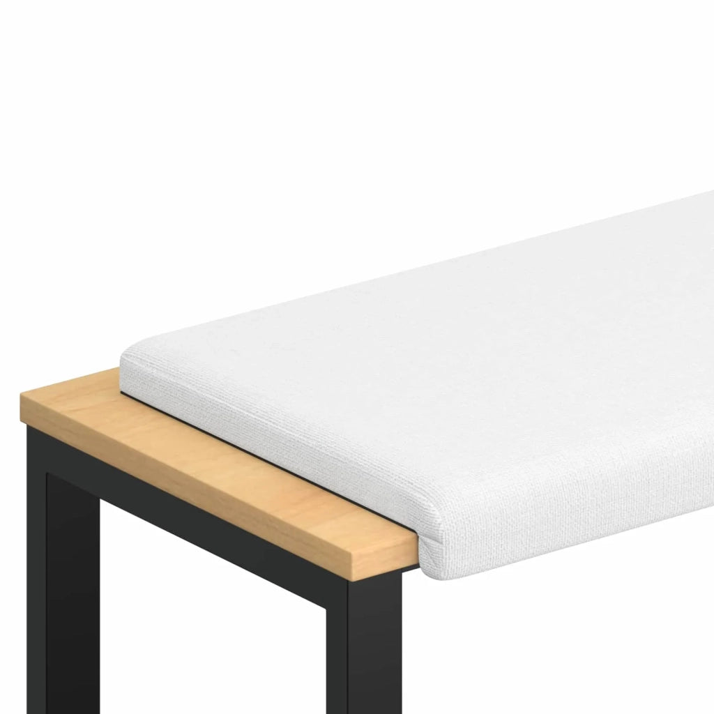 Cuscino per panchina Tessuto Bianco Profondità 35 cm 42043249
