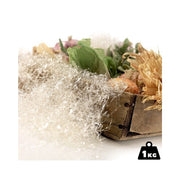 Trade Shop - Paglia Trasparente 1kg Per Decorazioni Addobbi Presepe E Cesti Da Regalo -