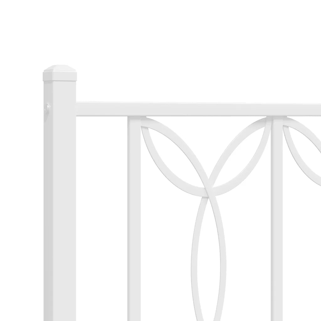 Testiera di Ricambio in Metallo Bianco 150 cm 376211
