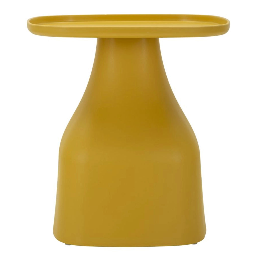 Tavolino VKH707, Giallo, Plastica, 50x48x48 cm