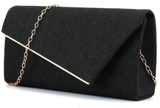 Borsa a Tracolla Elegante per Donna in Pelle Nera