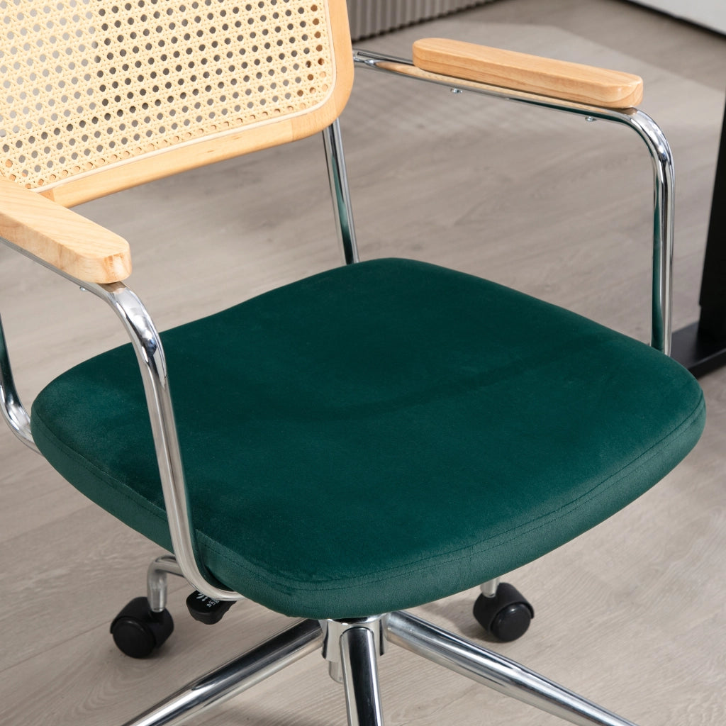 Sedia da Ufficio Boho Design ¨C Zephmum ¨C Braccioli Legno Verde
