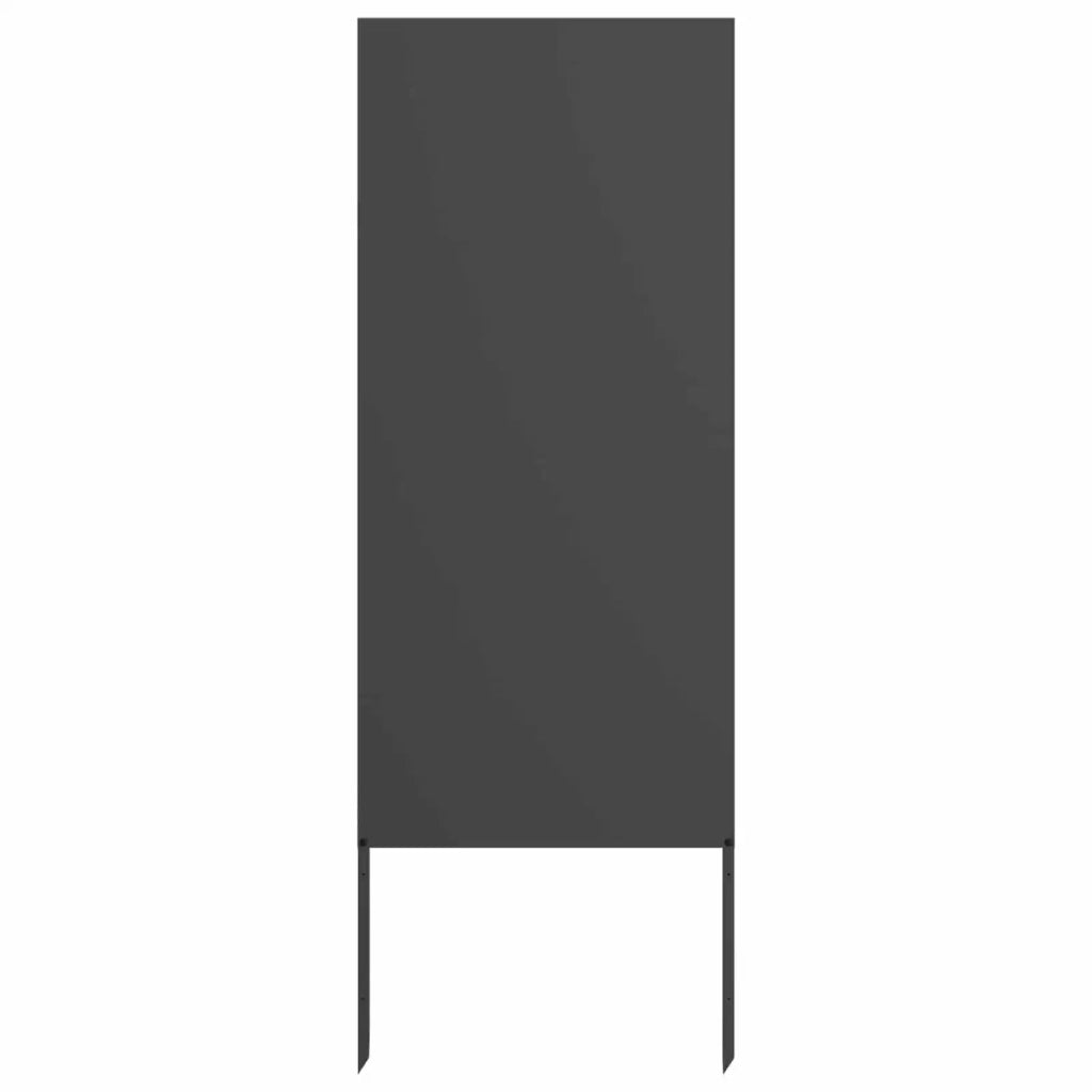 Schermo per privacy in giardino Traforo Nero 50 x 140 cm 876287
