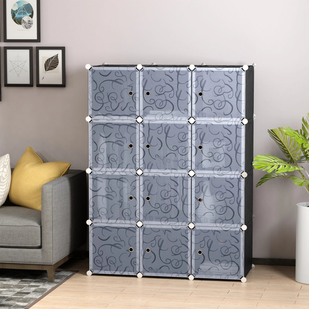 Armadio Modulare con Ripiani e Cassetti ¨C Minimal ¨C Bianco