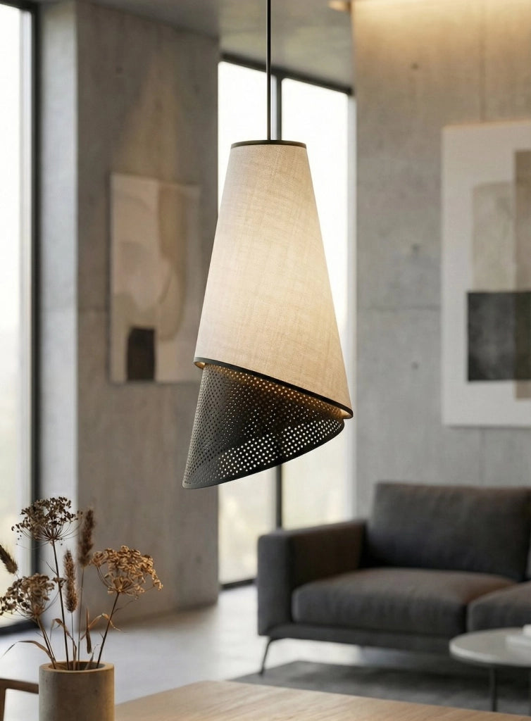 Lampada a sospensione MODA 3xE27 nera Emibig