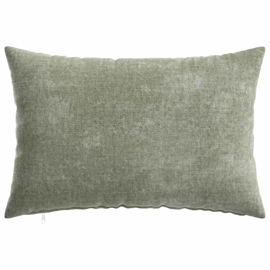 Federa 6 pz HEERLEN Verde 30 x 50 cm Tessuto Chenille 907796