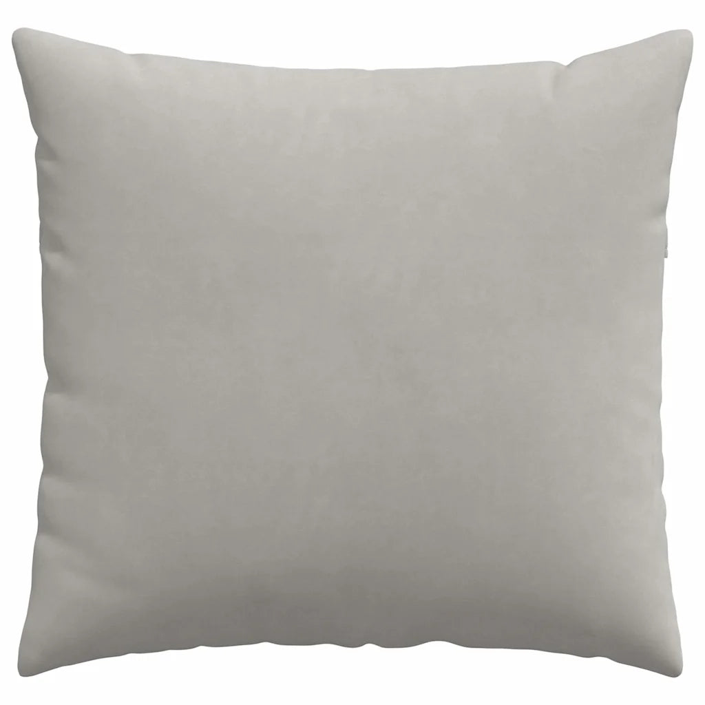 Cuscini da Divano 2 pcs Grigio chiaro 45 x 45 cm Tessuto 42013941