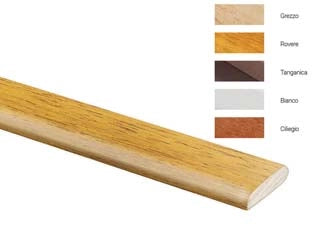 ASTINA LISCIA IN LEGNO DI AYOUS- - mm.4,5x18x2000, grezzo - 25 pezzi PIRCHER
