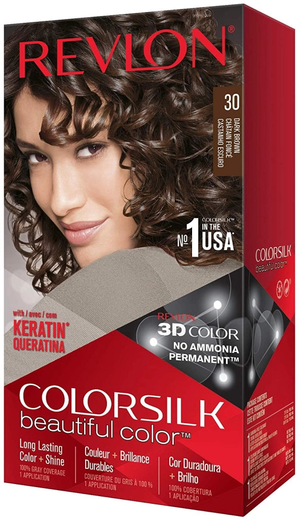REVLON COLORAZIONE PERMANENTE COLORSILK N 30 DARK BROWN