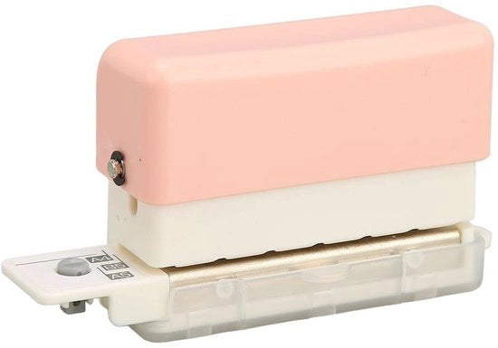 Perforatrice portatile per documenti - 6 fori - Adatta per A5 B5 A4 - Striscia di legatura con più fori - Ideale per DIY documenti