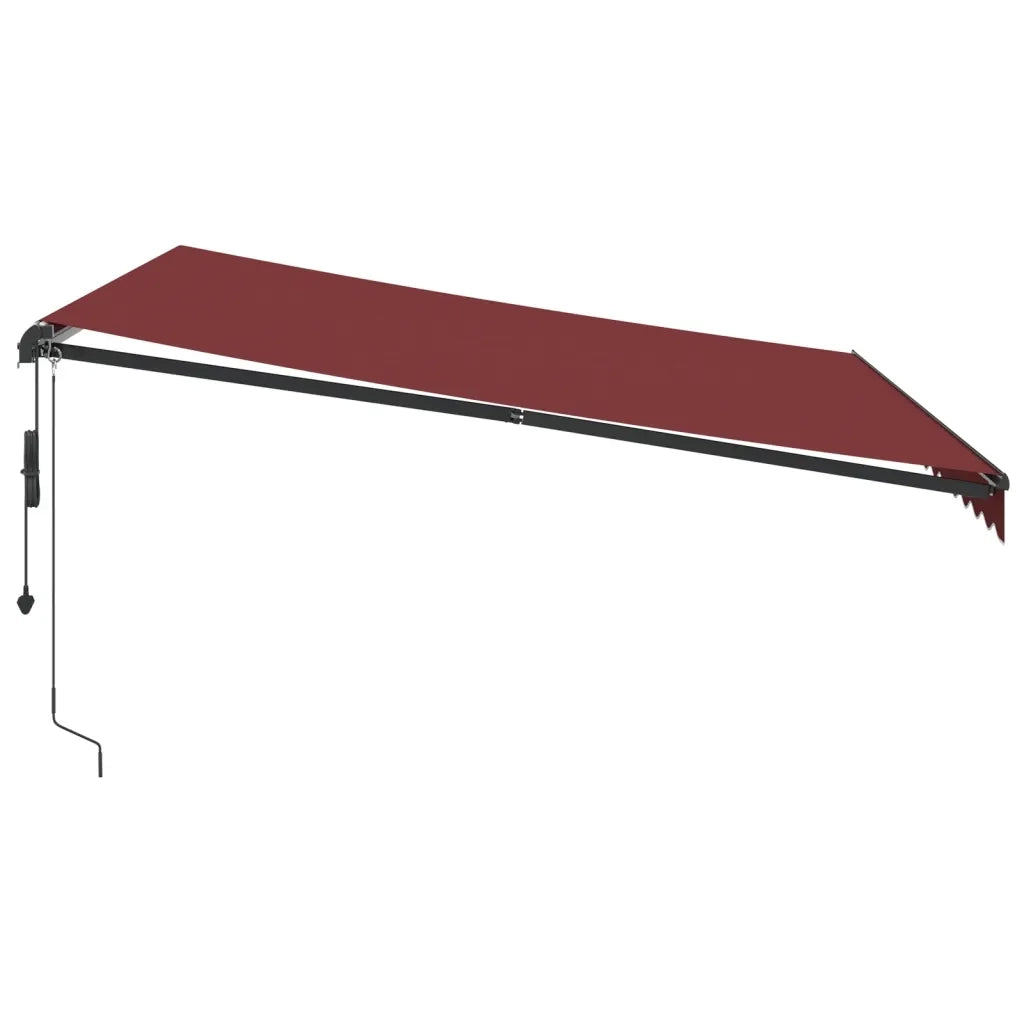 Tenda da Sole Retrattile Automatica Bordò 400x350 cm 3215000