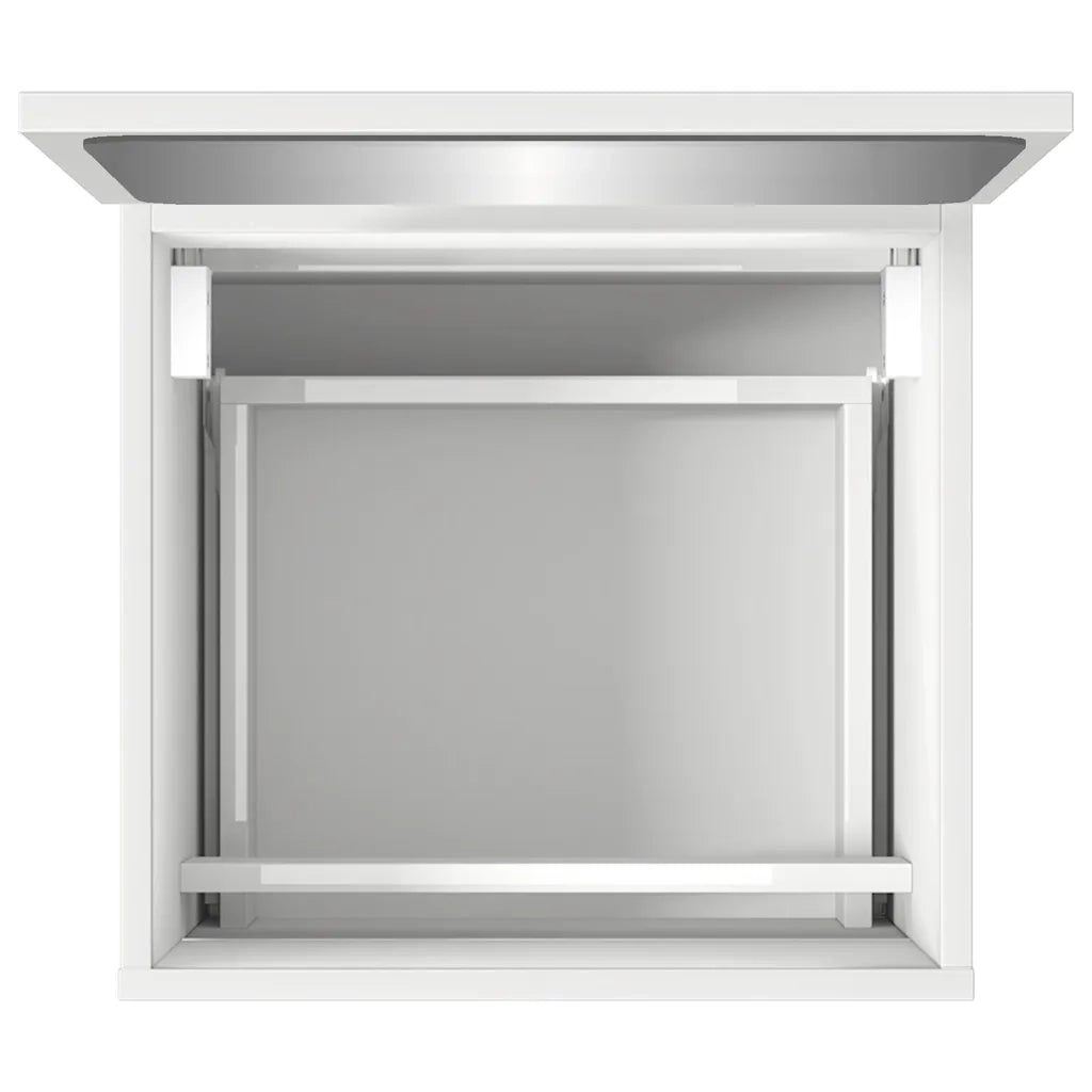 Mobile da Bagno con Specchio Bianco in Legno Multistrato 804863