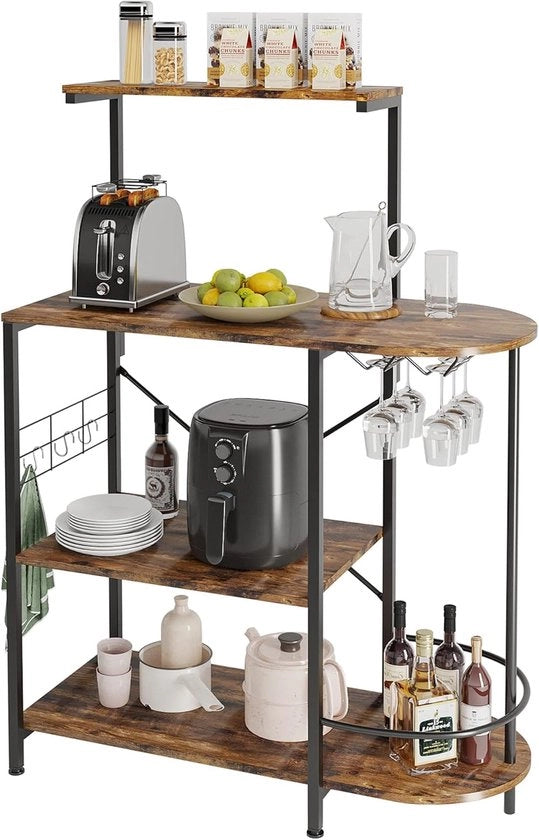 Wine Racks Eleganti - Stilizzanti e Funzionali - 5 Pezzi - Legno