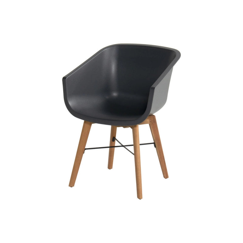 Set di 2 sedie AMALIA Eucalyptus HARTMAN - Antracite
