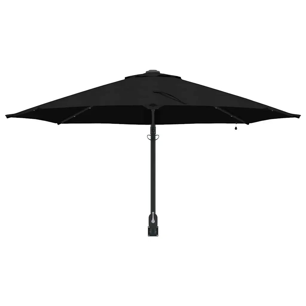 Ombrello da giardino Nero 248 x 248 x 148 cm 42003249