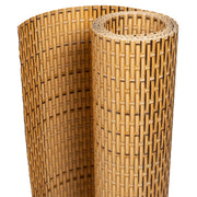 Schermo da balcone | Paravento da Balcone Marrone Chiaro 1000x80 cm in Polyrattan