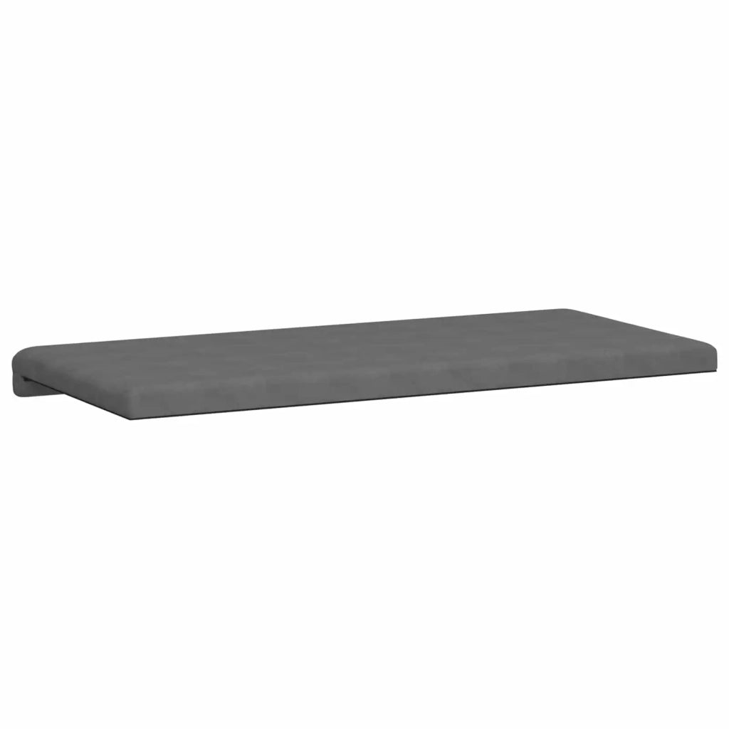 Cuscino per panchina Microfibra Grigio Scuro Profondità 35 cm 42043285