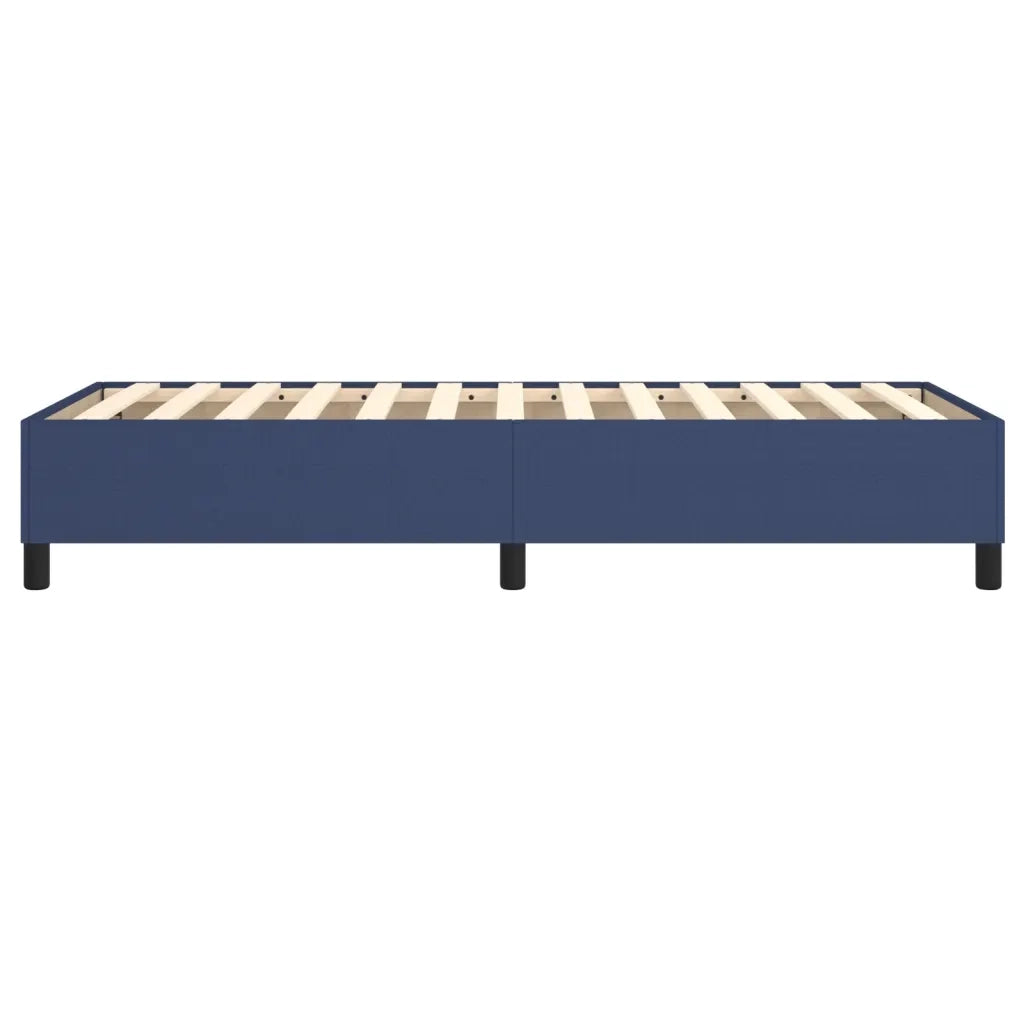 Struttura Letto a Rete a Molle Blu 80x200 cm in Tessuto 3120820