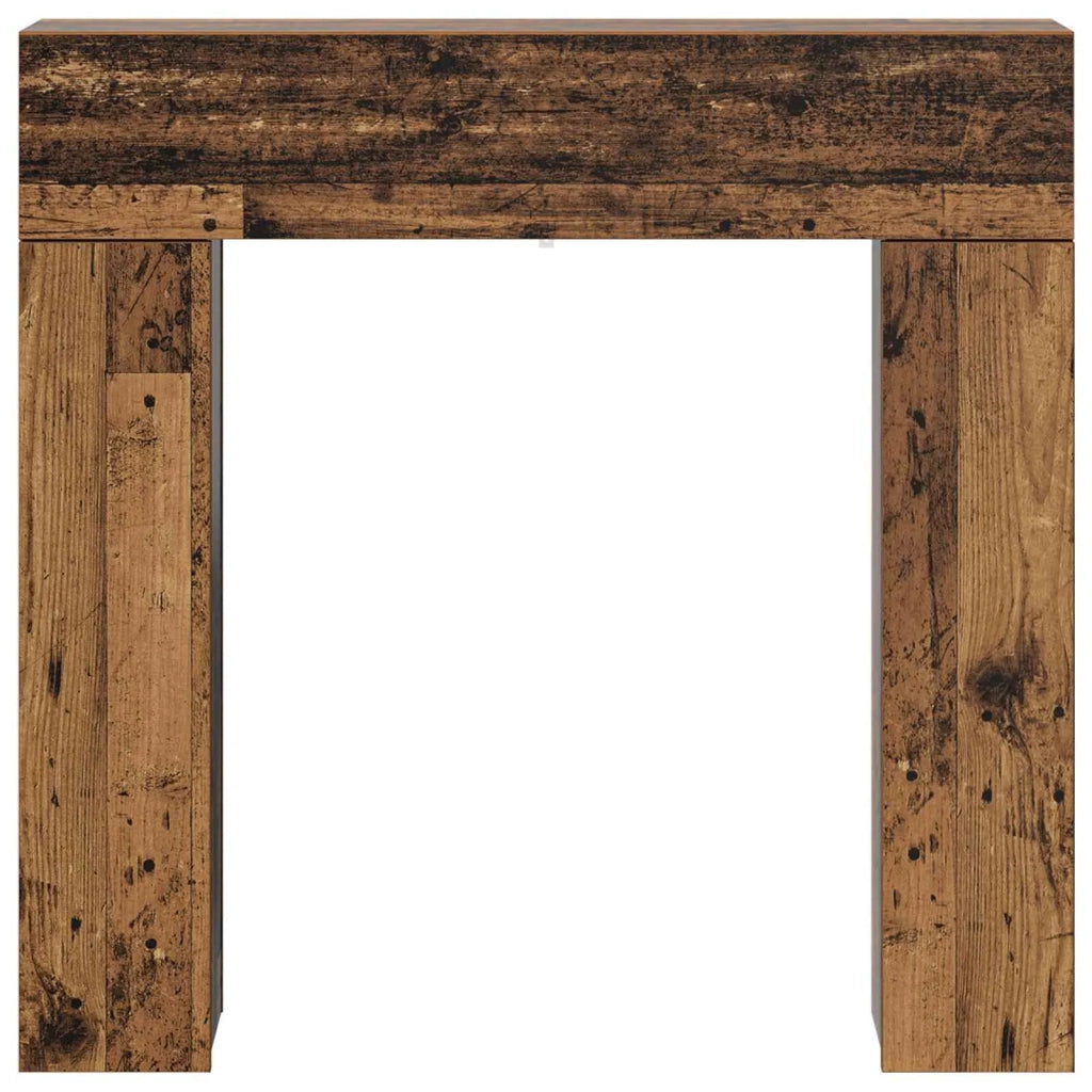 Cornice per camino Legno antico 102 x 18 x 100,5 cm 8006604