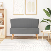 Divano in Tessuto 117x55,5x77 cm Grigio Chiaro 244070
