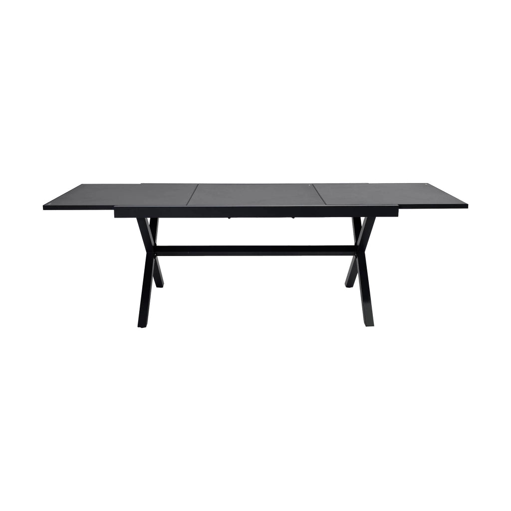 Tavolo da giardino allungabile in alluminio, 240cm, antracite