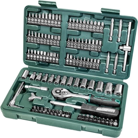 Set di chiavi a stella e bit da 130 pezzi, M29166