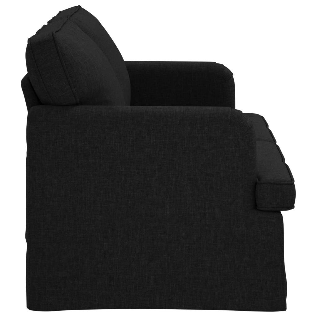 Divano Nero 162 x 80 x 85 cm Tessuto 42024492