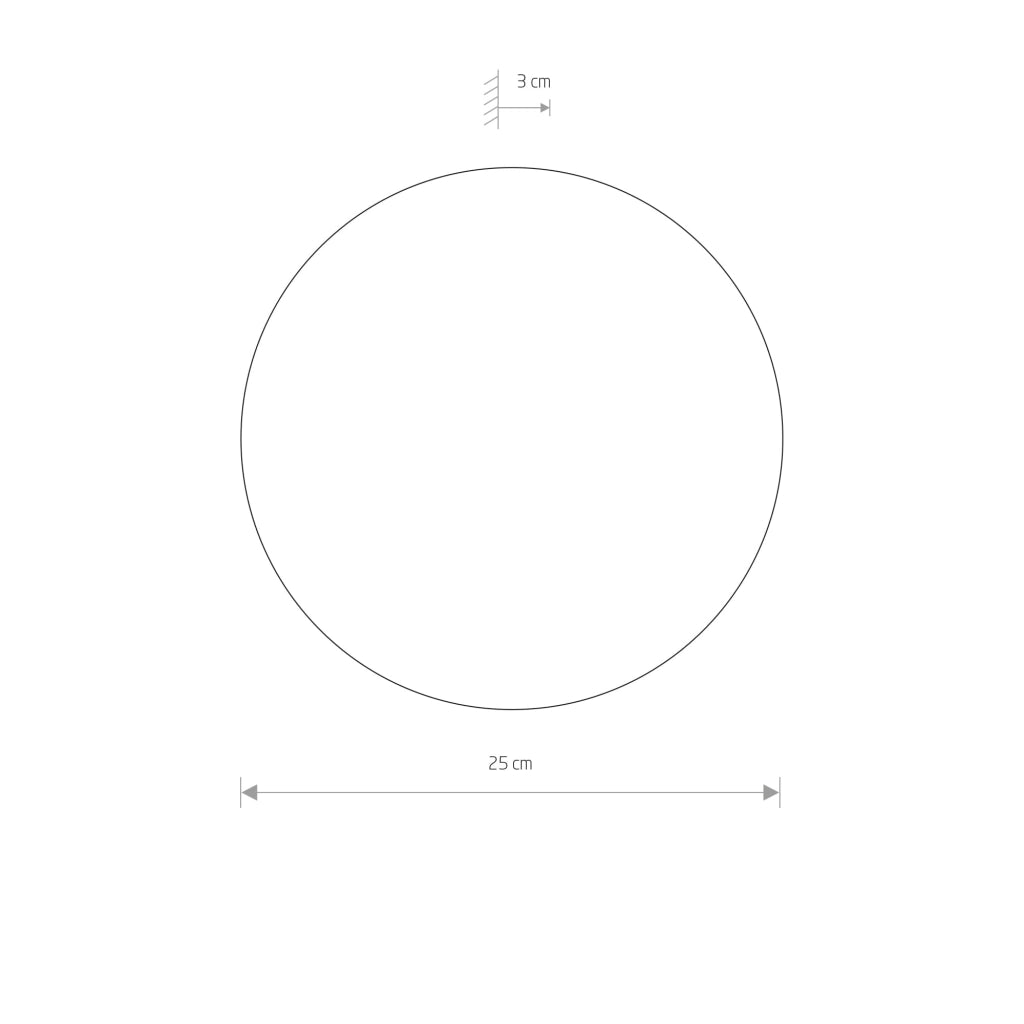 Applique tonda oro LED 10W 3000K Nowodvorski Ring M