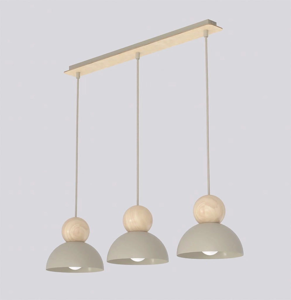Lampada a soffitto KAKI beige in feltro Emibig