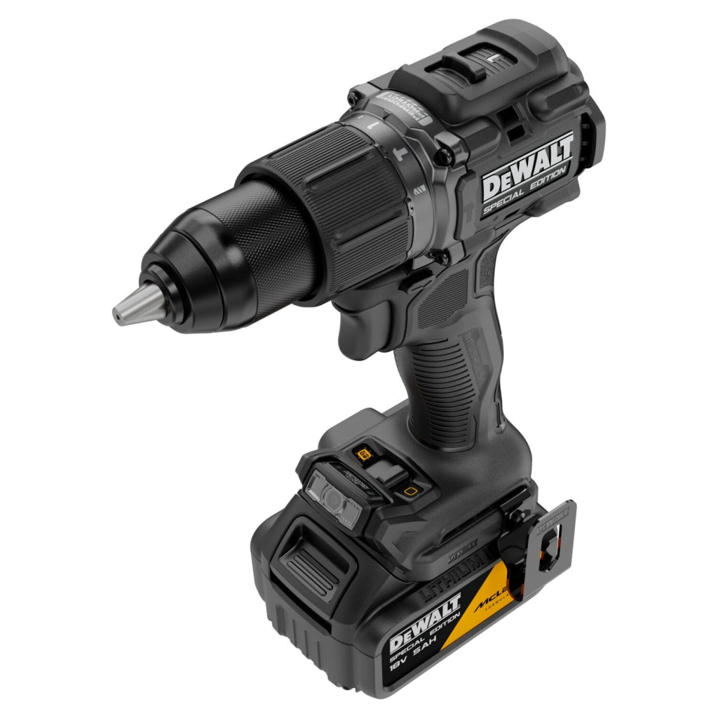 Trapano Avvitatore a Percussione DeWalt XR 18V Brushless McLaren Edition DCD86MP2KT-QW con 2 Batterie 5,0Ah e Valigetta TSTAK