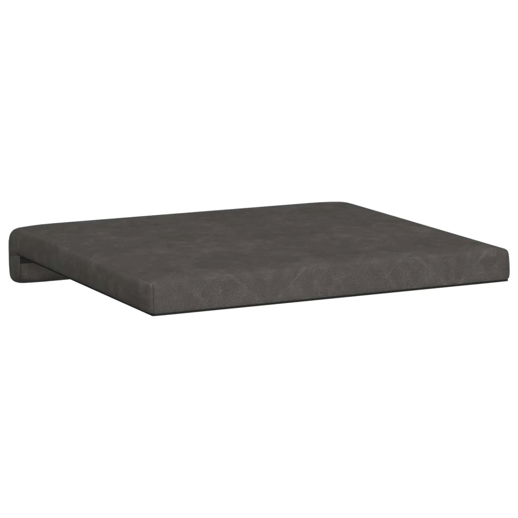 Cuscino per panchina 2 pcs Similpelle Nero Profondità 35 cm 42043044