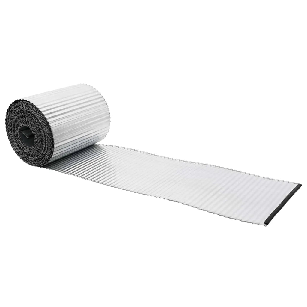 Bordura per Prato 20 m x 30 cm Acciaio zincato Argento 42030327