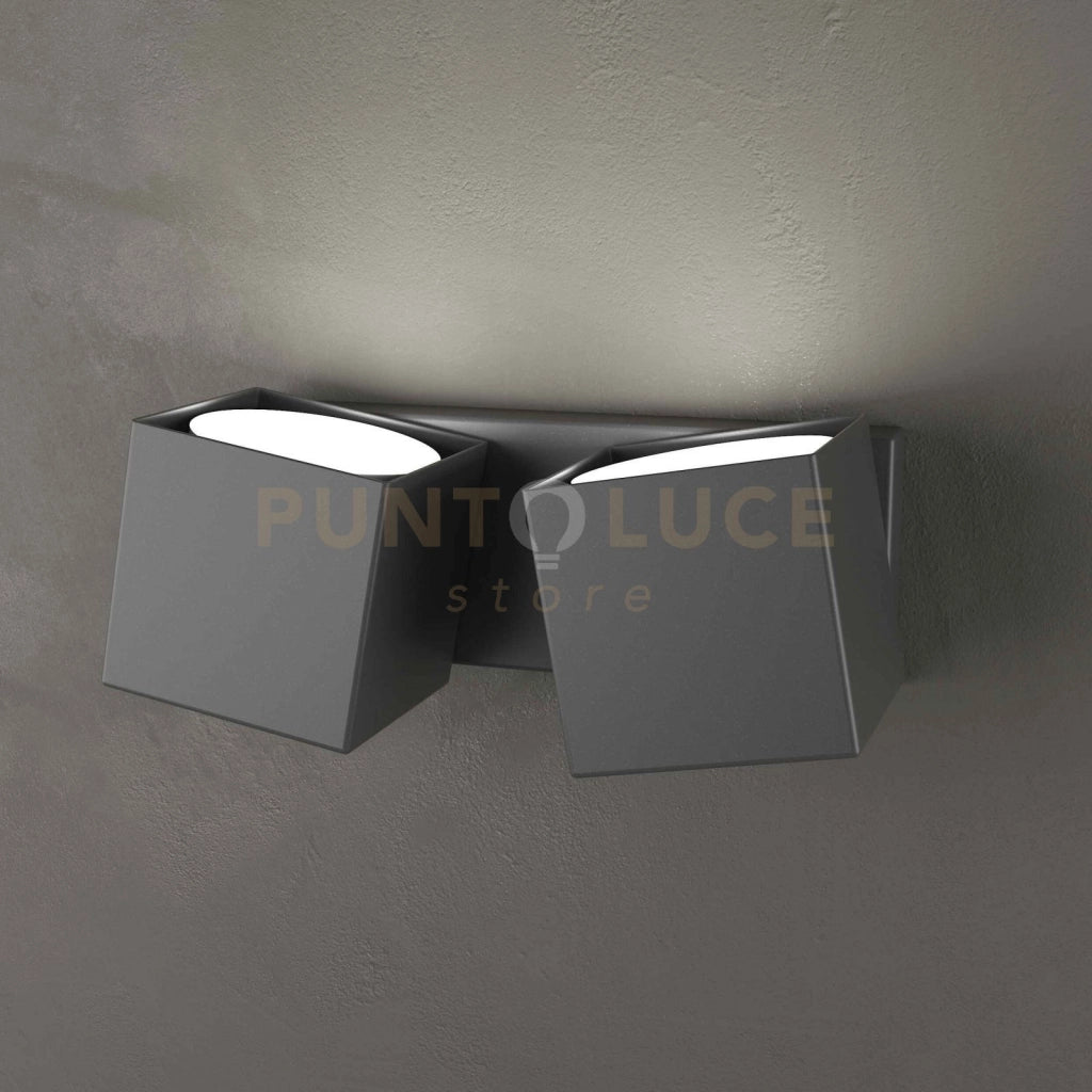 ROTATION APPLIQUE 2 LUCI GRIGIO ANTRACITE 1160-2-GA