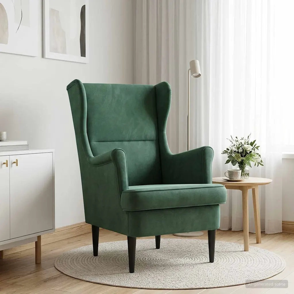 Poltrona Verde Mare Velluto 42029872