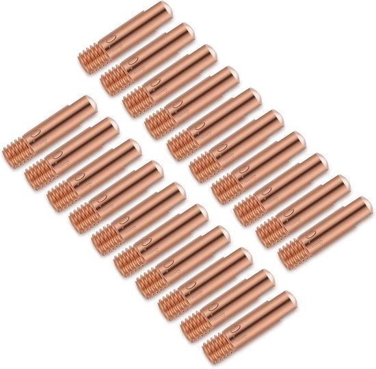 Set di punte di saldatura in rame da 20 pezzi per pistole di saldatura MIG Miller Hobart (1.0)