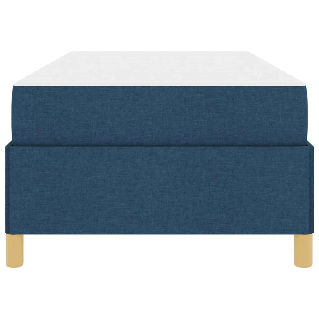 Struttura del letto con materasso Blu 100 x 200 cm Tessuto 3398919