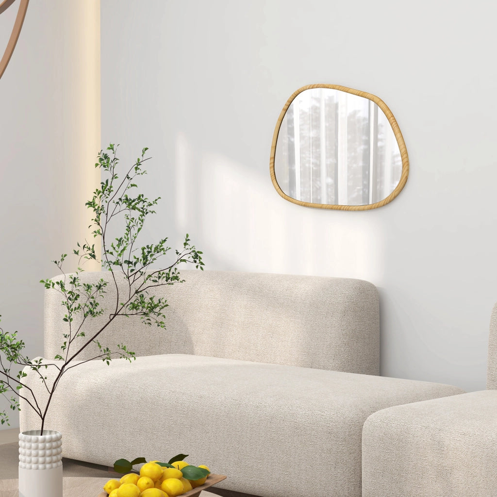 Specchio ¨C zephmum ¨C Legno Naturale 80x60x2,1